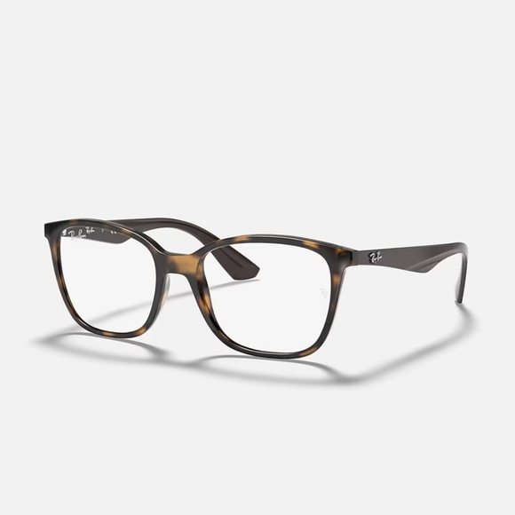 Ray Ban Eyeglasses Frames RB7066 OPTICS Polished Havana Tortoiseshell  Brown - Picture 1 of 11
